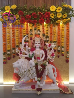 Durga Maa Marble Murti Crafted Project - Sangli, Maharashtra
